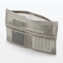 Muji Pochette autoportante en maille nylon