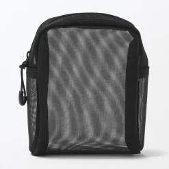 New Muji Pochette en nylon filet à fermeture éclair - Petite taille