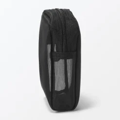 New Muji Pochette en nylon filet à fermeture éclair - Petite taille