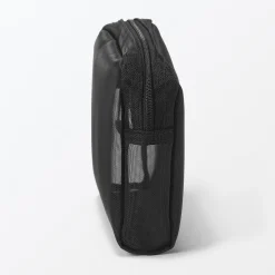 Online Muji Pochette en nylon filet à fermeture éclair - Taille moyenne