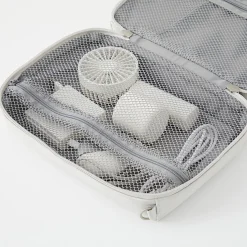 Sale Muji Pochette en PU Combinations Case ‐ Grande, Gris