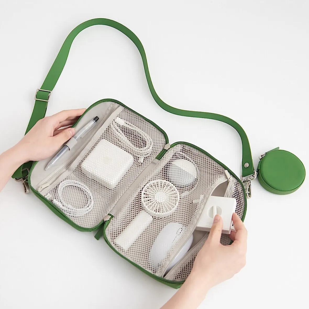 Sale Muji Pochette en PU Combinations Case ‐ Grande, Gris