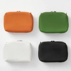 Sale Muji Pochette en PU Combinations Case ‐ Grande, Gris