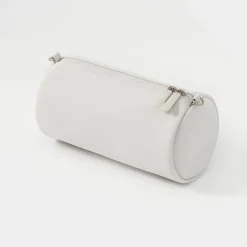 Hot Muji Pochette en PU Combinations Case ‐ Cylindrique, Gris
