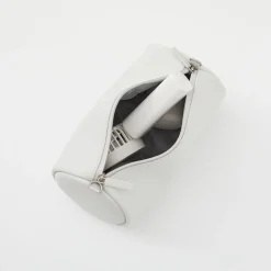 Hot Muji Pochette en PU Combinations Case ‐ Cylindrique, Gris