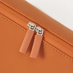Outlet Muji Pochette en PU Combinations Case ‐ Cylindrique, Orange