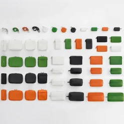 Hot Muji Pochette en PU Combinations Case ‐ Mini, Ronde