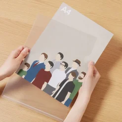 Best Muji Pochette individuelle transparente A4