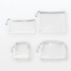 Online Muji Pochette transparente en TPU 16x19.5cm