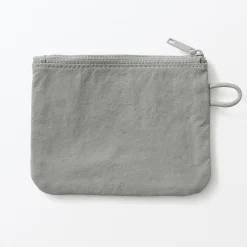 Best Muji Pochette zippée en nylon texturé ‐ Petite