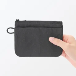Best Muji Pochette zippée en nylon texturé ‐ Petite