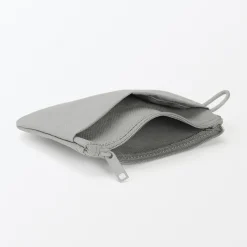 Best Muji Pochette zippée en nylon texturé ‐ Petite