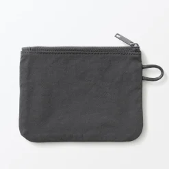 Best Muji Pochette zippée en nylon texturé ‐ Petite