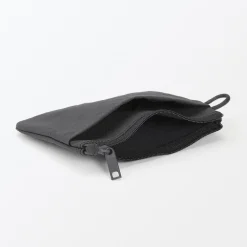 Best Muji Pochette zippée en nylon texturé ‐ Petite