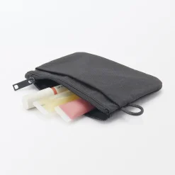 Best Muji Pochette zippée en nylon texturé ‐ Petite