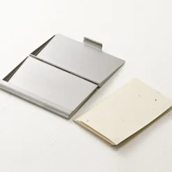 Best Muji Porte‐cartes de visite en inox L