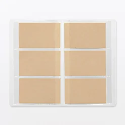 Sale Muji Porte‐cartes de visite en polypropylène ‐ 180 cartes