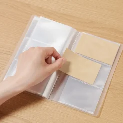 Sale Muji Porte‐cartes de visite en polypropylène ‐ 180 cartes