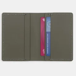 Online Muji Portefeuille de voyage en cuir recyclé - Kaki