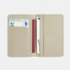 Hot Muji Porte‐passeport en cuir recyclé - Grigio Cenere