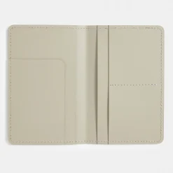 Hot Muji Porte‐passeport en cuir recyclé - Grigio Cenere