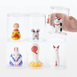 New Muji Pot en acrylique avec couvercle