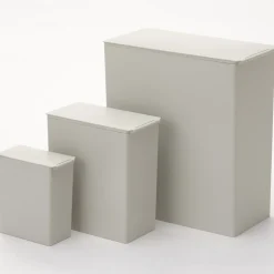 Best Muji Poubelle rectangulaire en PP à couvercle ‐ 3L