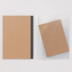 Clearance Muji Protège‐carnet avec poches en polypropylène