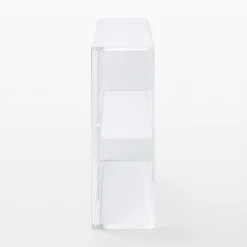 Clearance Muji Présentoir en acrylique avec portes coulissantes L33.6X P8.4X H24.4cm