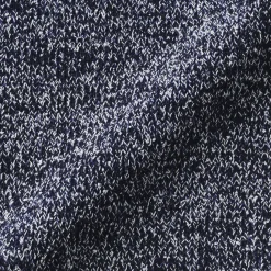 Muji Pull à col ras du cou bouclé en mélange de coton pour femme