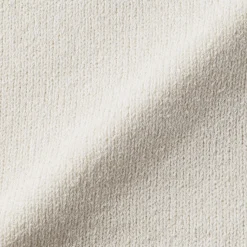 Muji Pull à col ras du cou bouclé en mélange de coton pour femme