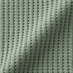Hot Muji Pull à col ras du cou en tricot de coton mélangé pour femme