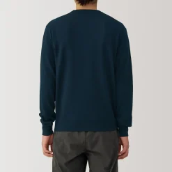 Clearance Muji Pull à col rond en laine tricot fin pour homme