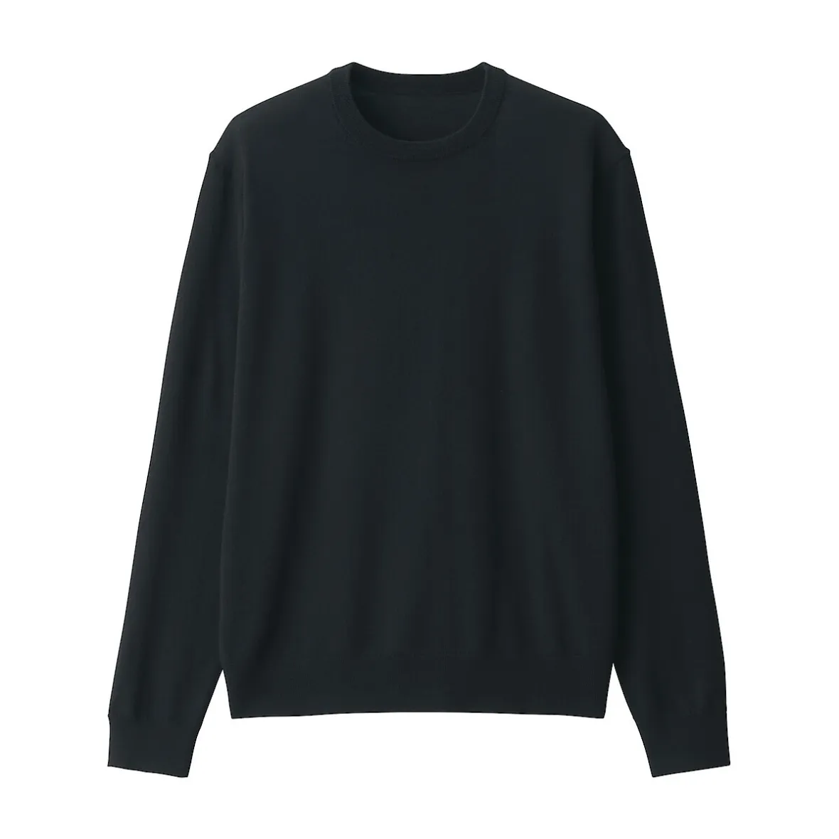 Clearance Muji Pull à col rond en laine tricot fin pour homme