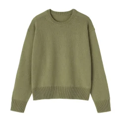 Discount Muji Pull col rond en tricot de laine moyen femme