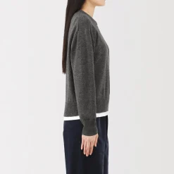 Discount Muji Pull col rond en tricot de laine moyen femme