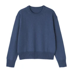 Discount Muji Pull col rond en tricot de laine moyen femme