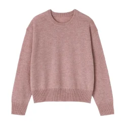Discount Muji Pull col rond en tricot de laine moyen femme