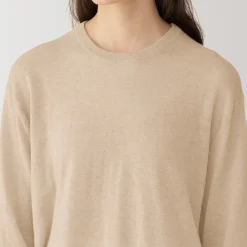 Hot Muji Pull en cachemire non teint femme