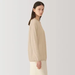 Hot Muji Pull en cachemire non teint femme