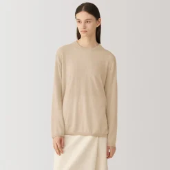 Hot Muji Pull en cachemire non teint femme
