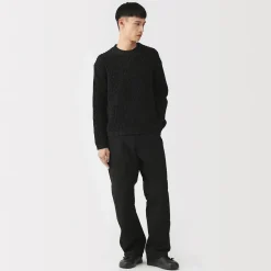 Best Muji Pull en coton biologique à grosses mailles et torsadé pour homme