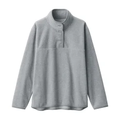 New Muji Pull en polaire de polyester recyclable femme