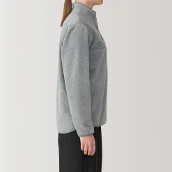 New Muji Pull en polaire de polyester recyclable femme