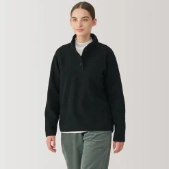 New Muji Pull en polaire de polyester recyclable femme