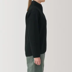 New Muji Pull en polaire de polyester recyclable femme