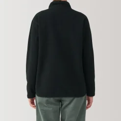 New Muji Pull en polaire de polyester recyclable femme