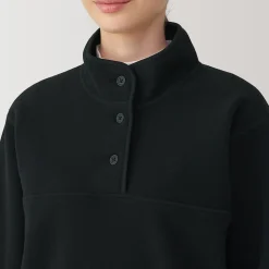 New Muji Pull en polaire de polyester recyclable femme