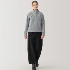 New Muji Pull en polaire de polyester recyclable femme