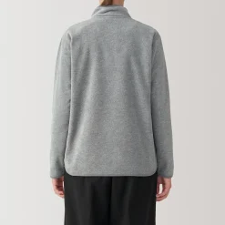 New Muji Pull en polaire de polyester recyclable femme